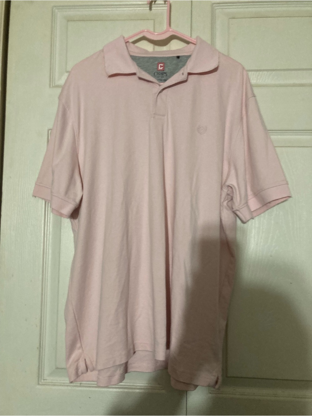 Classic Men's Polo Shirt in Light Pink Xl